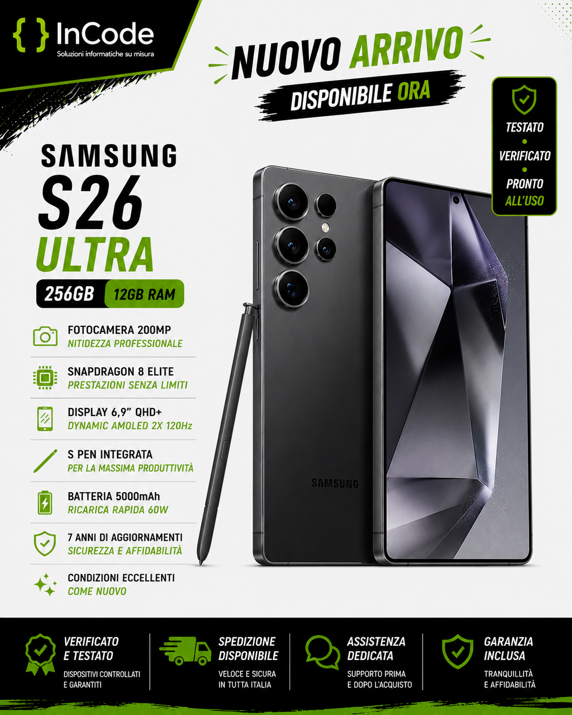📱 Samsung Galaxy S26 Ultra 12GB / 256GB