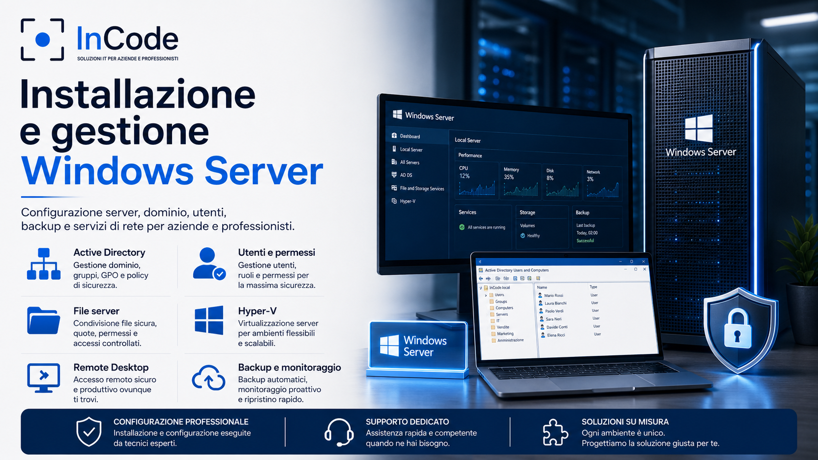 Installazione e gestione Windows Server