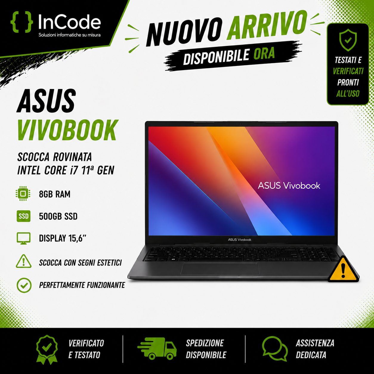 ASUS VIVOBOOK i7 11ª GEN
