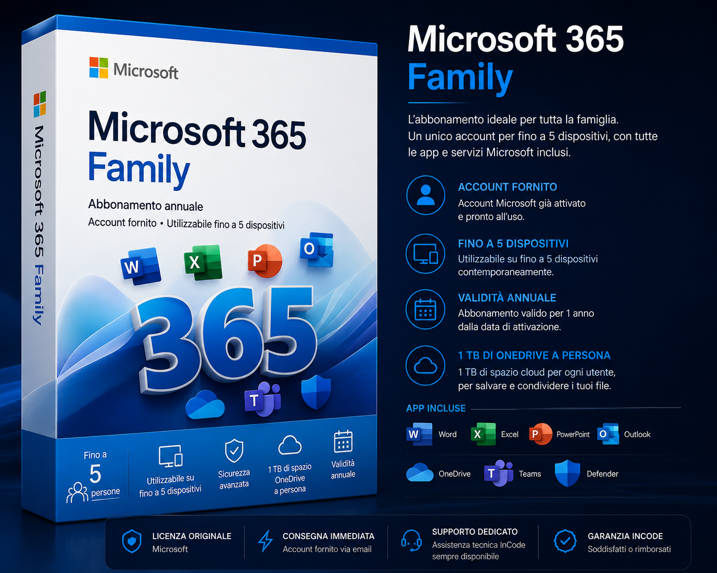 Office 365 Family - 1 Anno