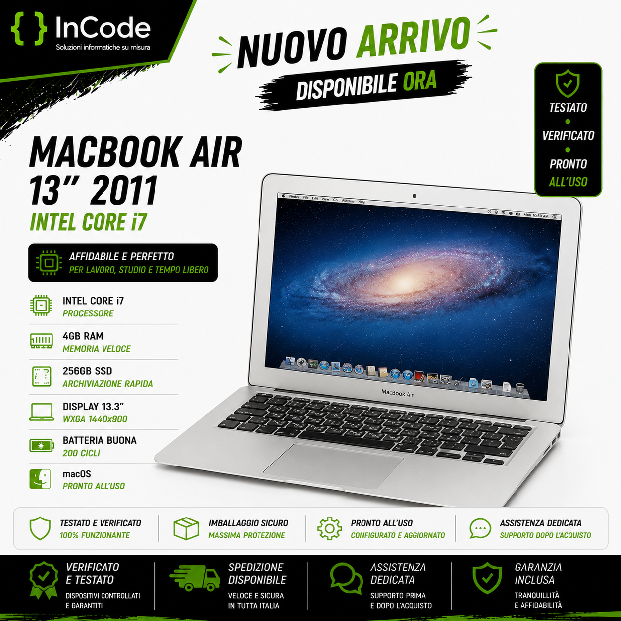 MacBook Air 13" 2011 – Intel Core i7